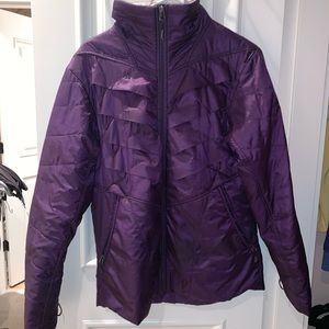 Columbia Ski Jacket - purple and heat insulated